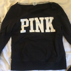 Victoria secret PINK hoodless sweatshirt